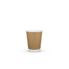 PAPER CUP 9 OZ DOUBLE WALL KRAFT
